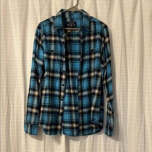 Blue Plaid Men's Shirt